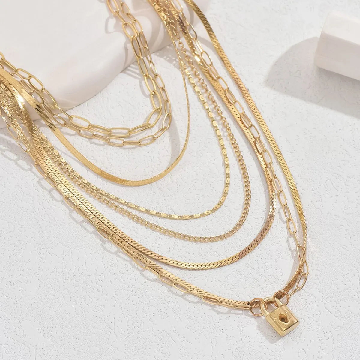 Stainless Steel Multi-Layer Necklace