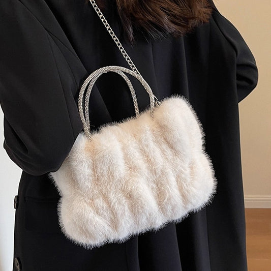 Foxy Fur Cloud Plush Handbag - Savge Charmz
