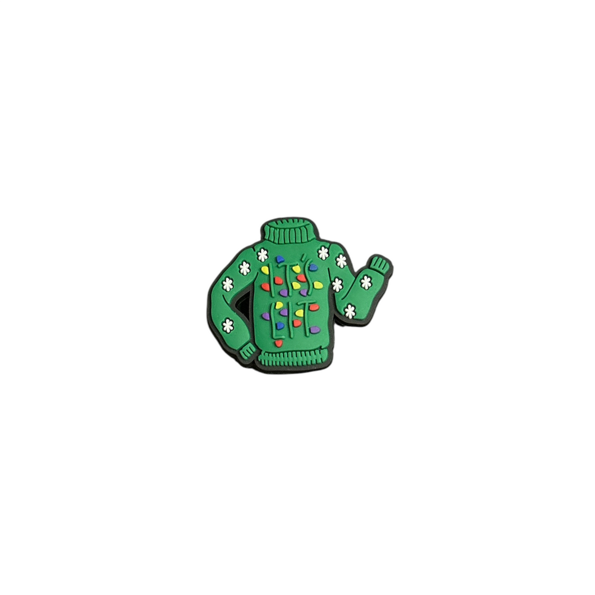 Ugly Xmas Sweater Shoe Charm