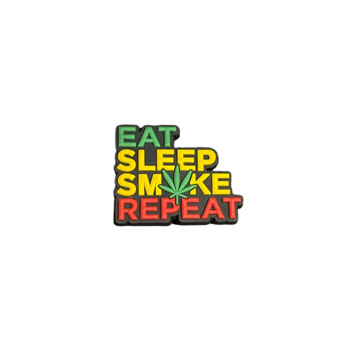 Eat Sleep Repeat Shoe Charm