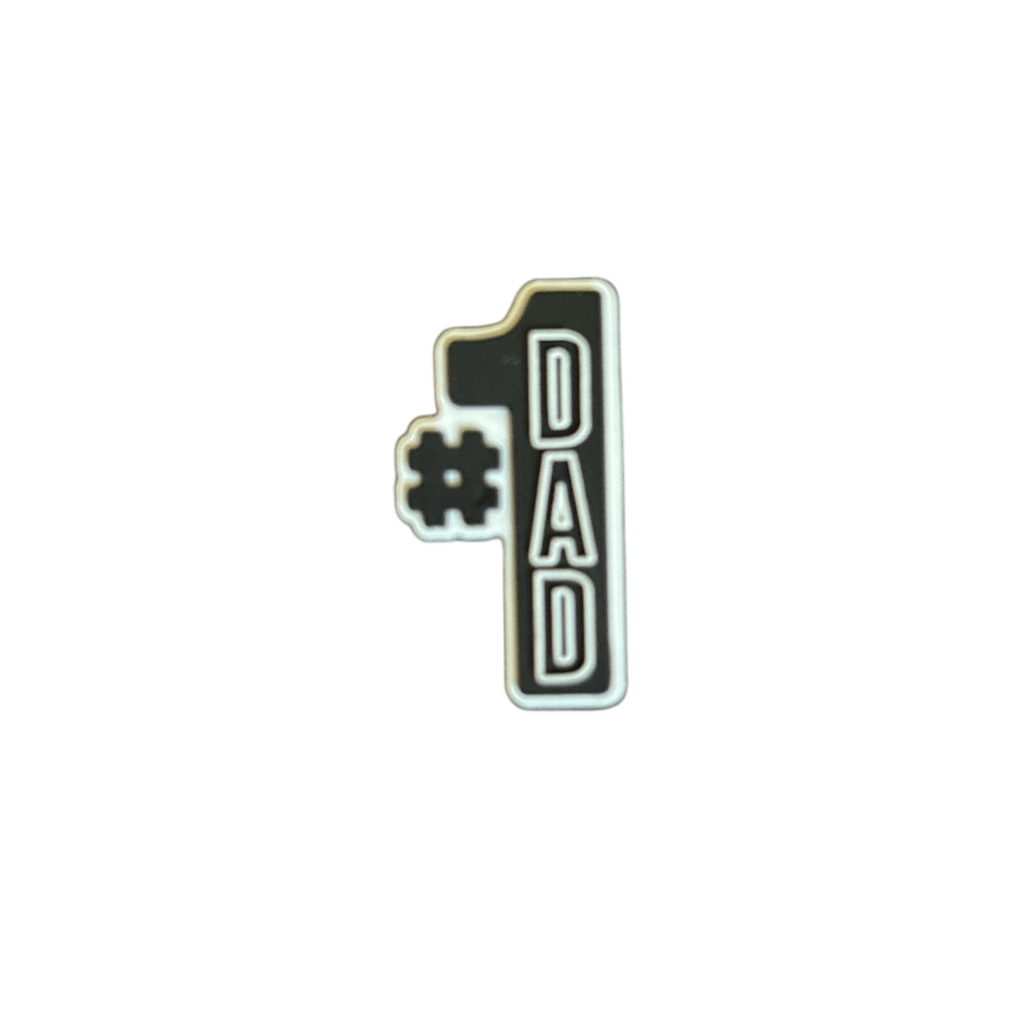 Number 1 Dad Shoe Charm