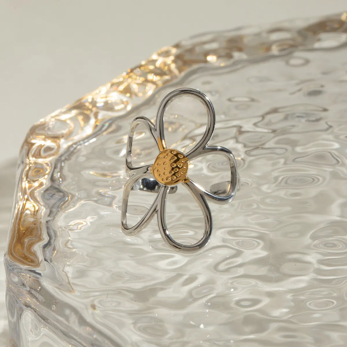 flower daisy ring