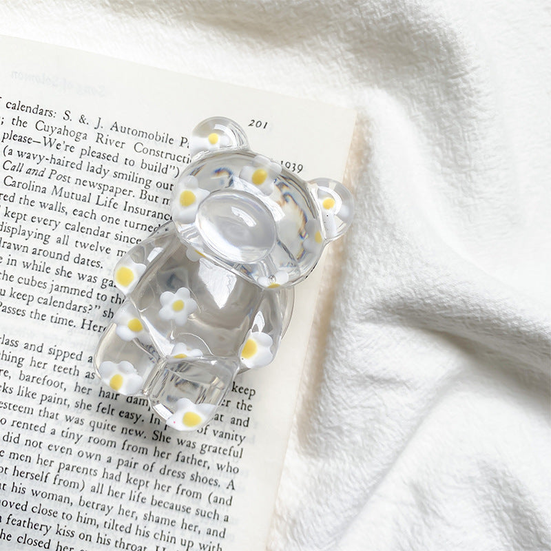 Soporte con Pop Socket de Oso para Teléfono Móvil