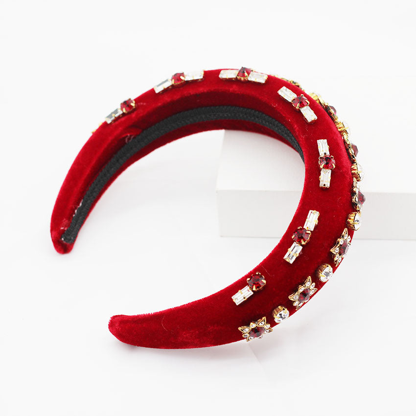 Pearl Diamond Rhinestone Headband - Savge Charmz