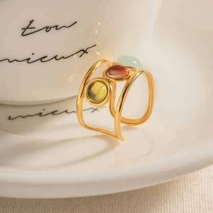 18k gold ring