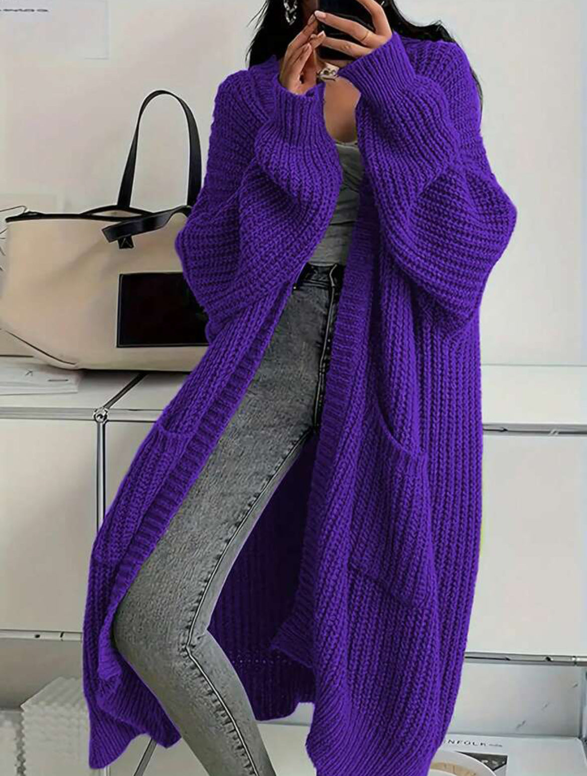 Women's Thick Knitted Coat
