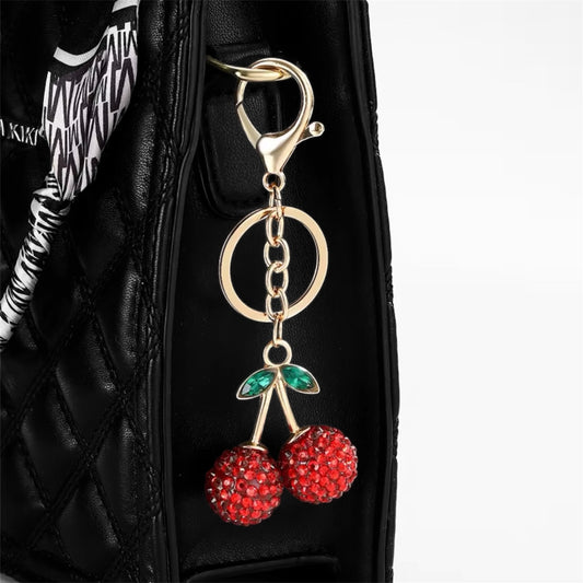 Cherry Bag Charm Keychain Ornament