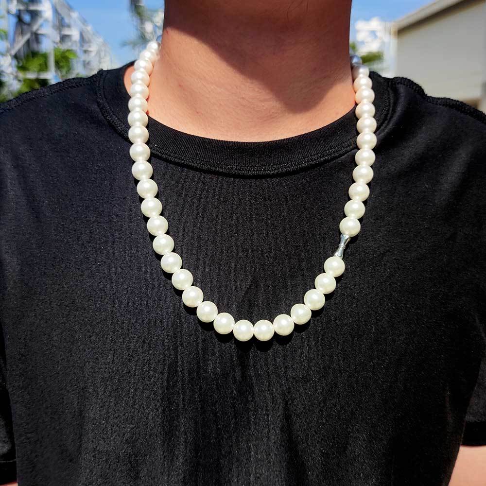 Men's Pearl Necklace