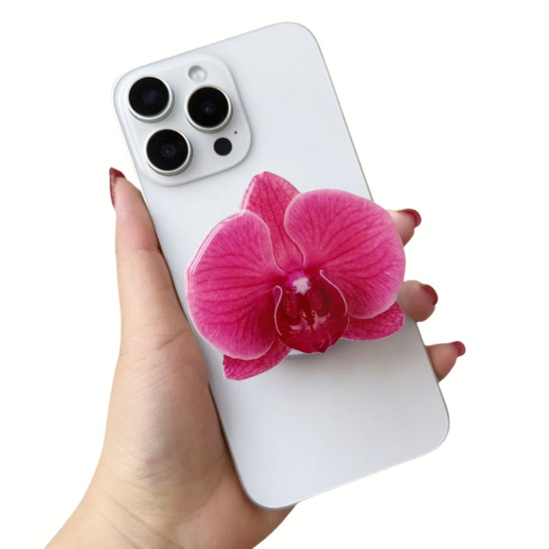 Orchid Acrylic Magnetic Phone Grip Stand