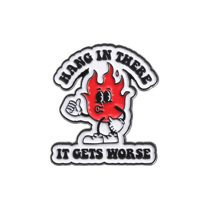 Animated Sayings Enamel Pins - Savge Charmz