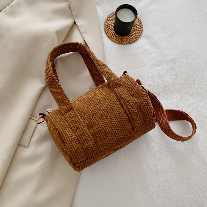 Corduroy Shoulder Bag