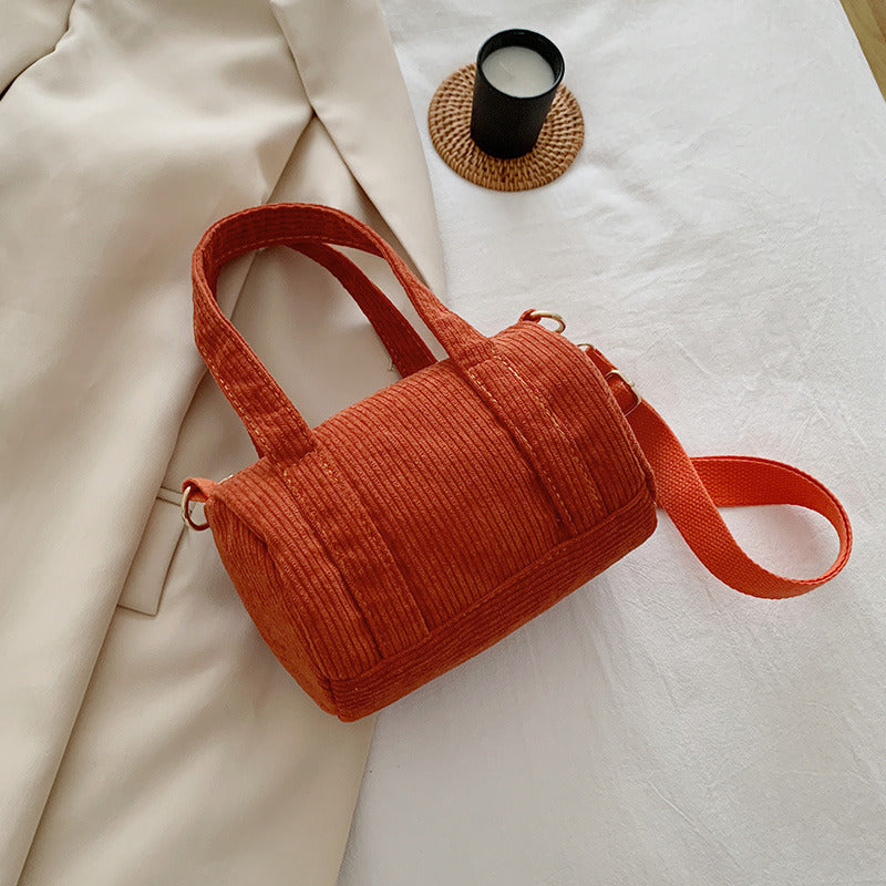 Corduroy Shoulder Bag