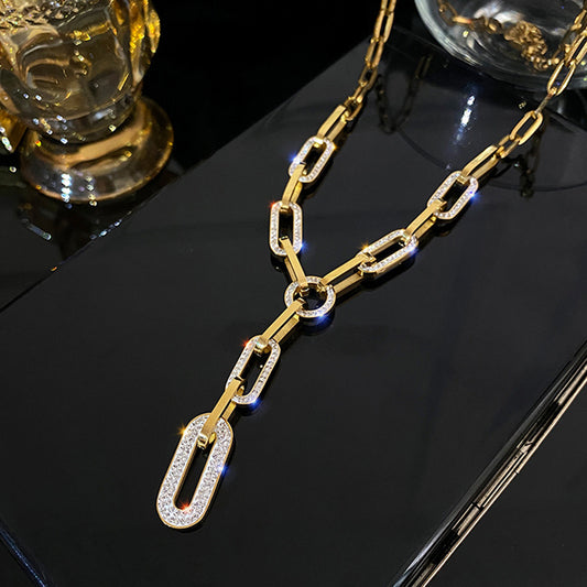 Womens Long Clavicle Chain