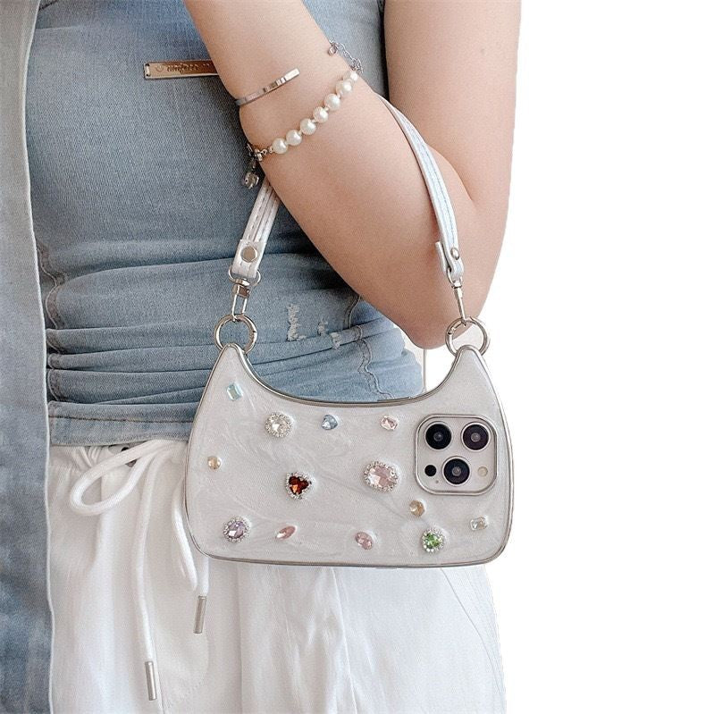 Diamond Gem Handbags Phone Case