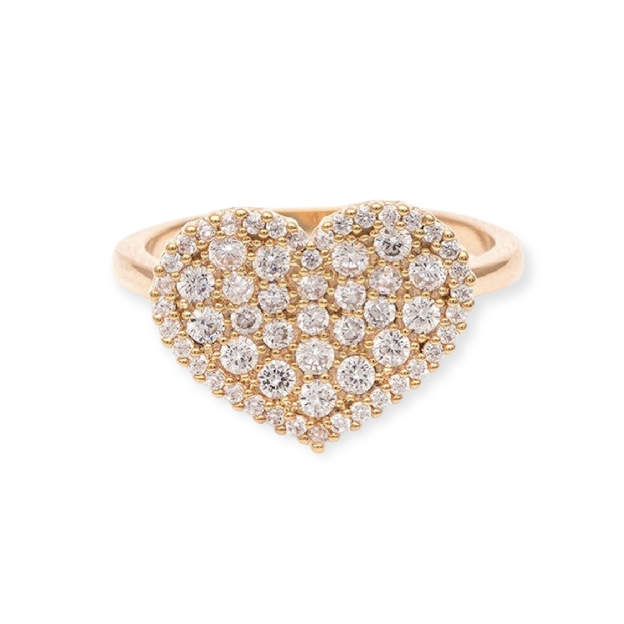 Ally Heart CZ Ring