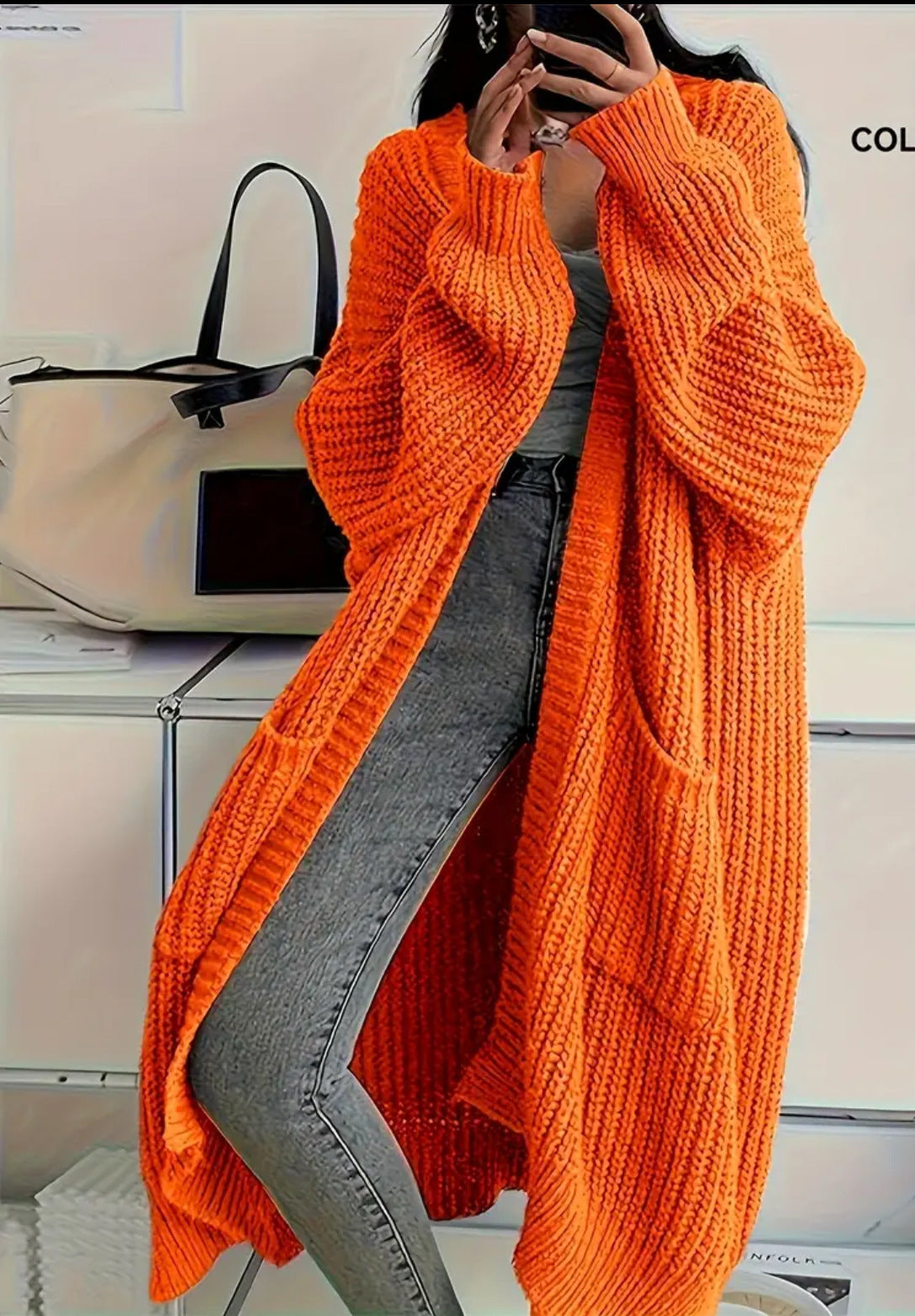 Women's Thick Knitted Coat