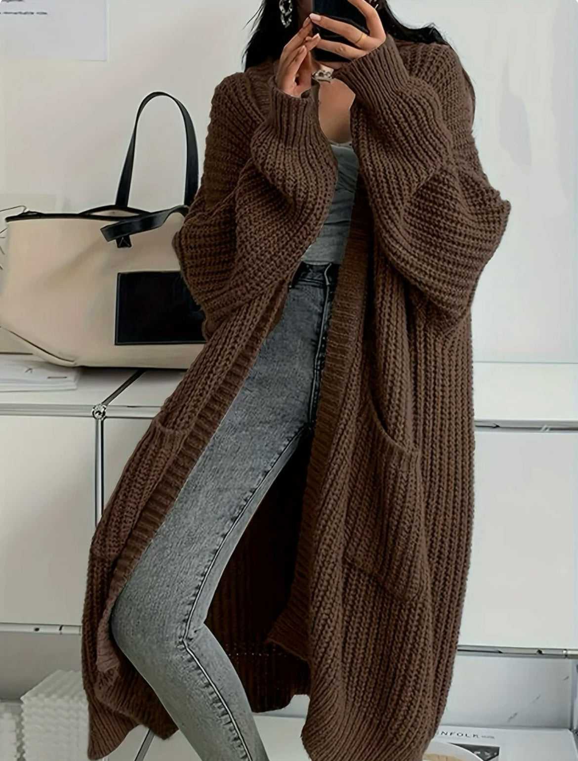 Women's Thick Knitted Coat