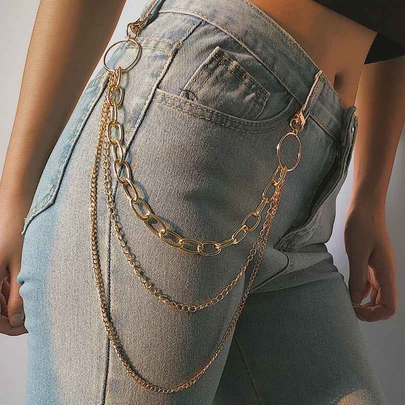 Women’s Multilayer Tassel Retro Wallet Waist Chain