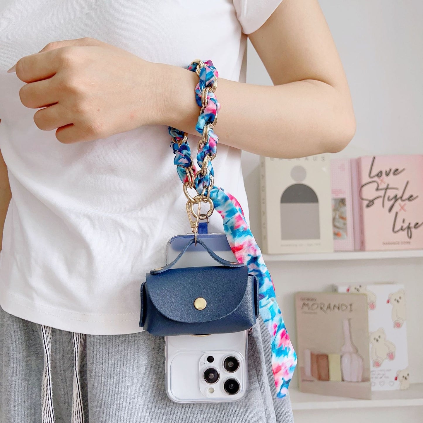 High-End Leather Phone Lanyard & Elegant Bag