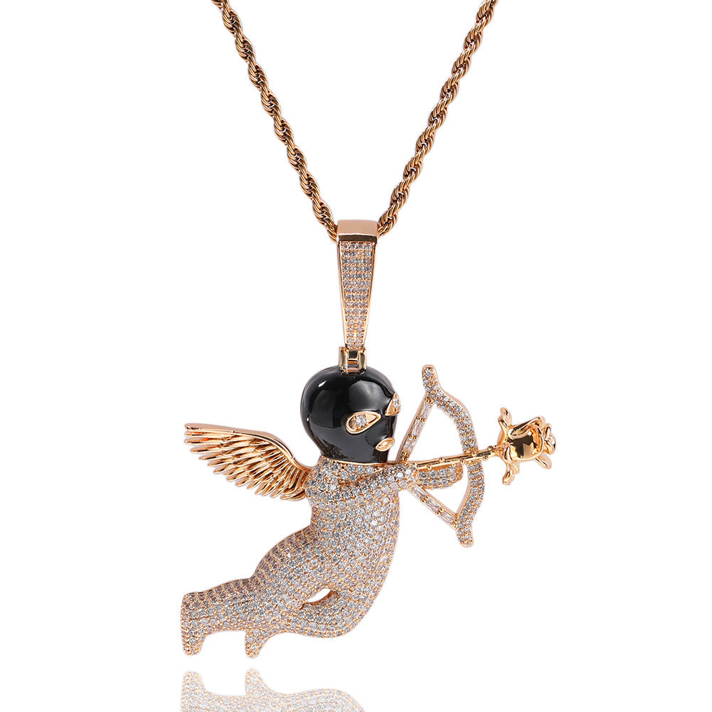 Masked Up Angel Necklace