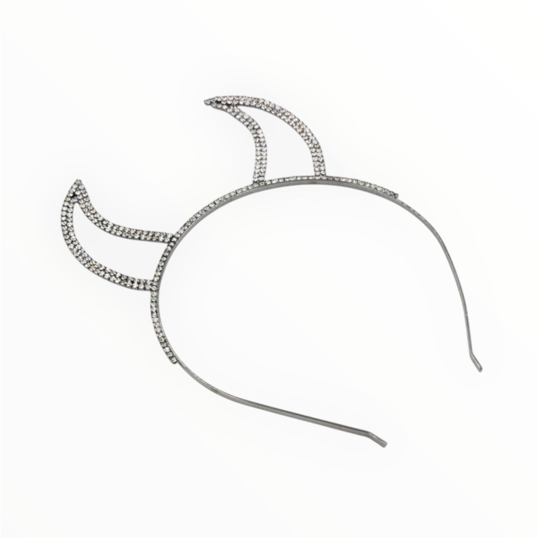 Rhinestone Devils Ears Headband