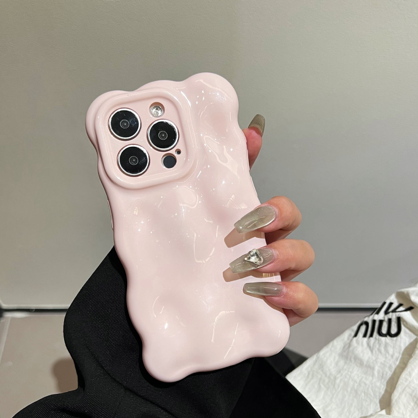 Pink Girl Wavy Phone Case