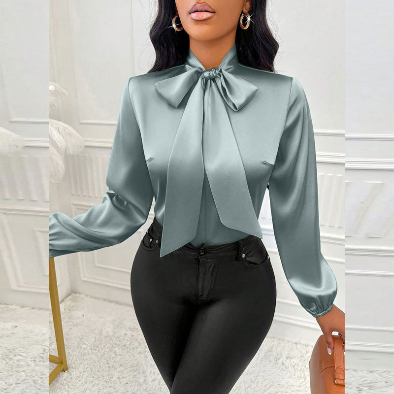 Women's Elegant Satin Blouse