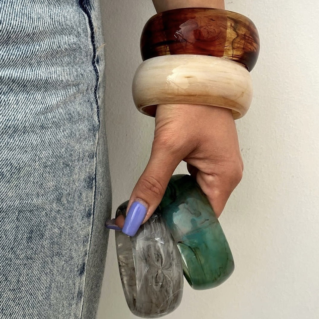 Exaggerated Acrylic Bracelet