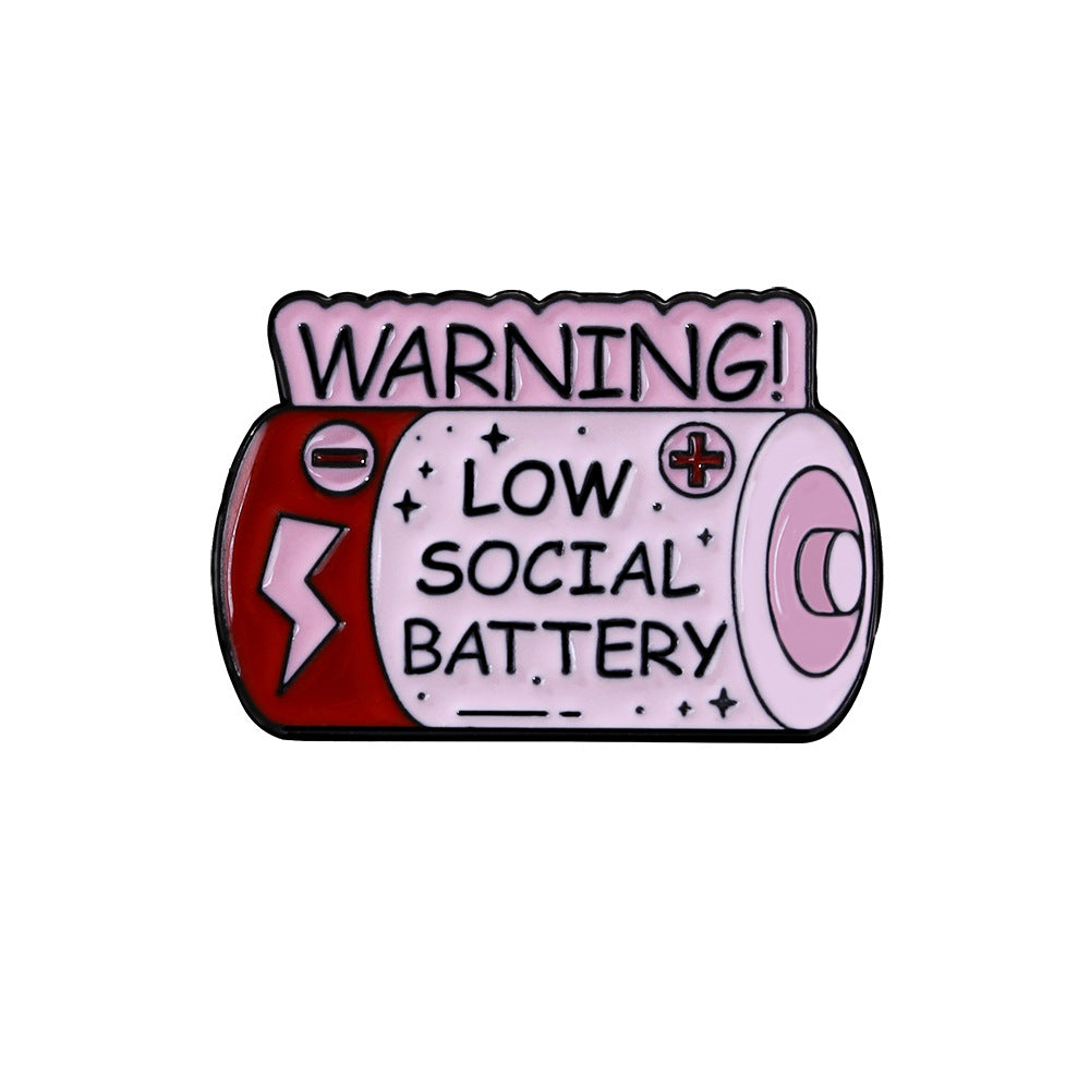 Mood Personality Antisocial Brooches - Savge Charmz