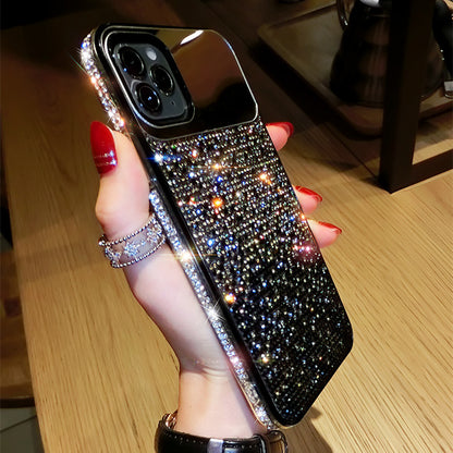 Rhinestone Mirror Phone Case