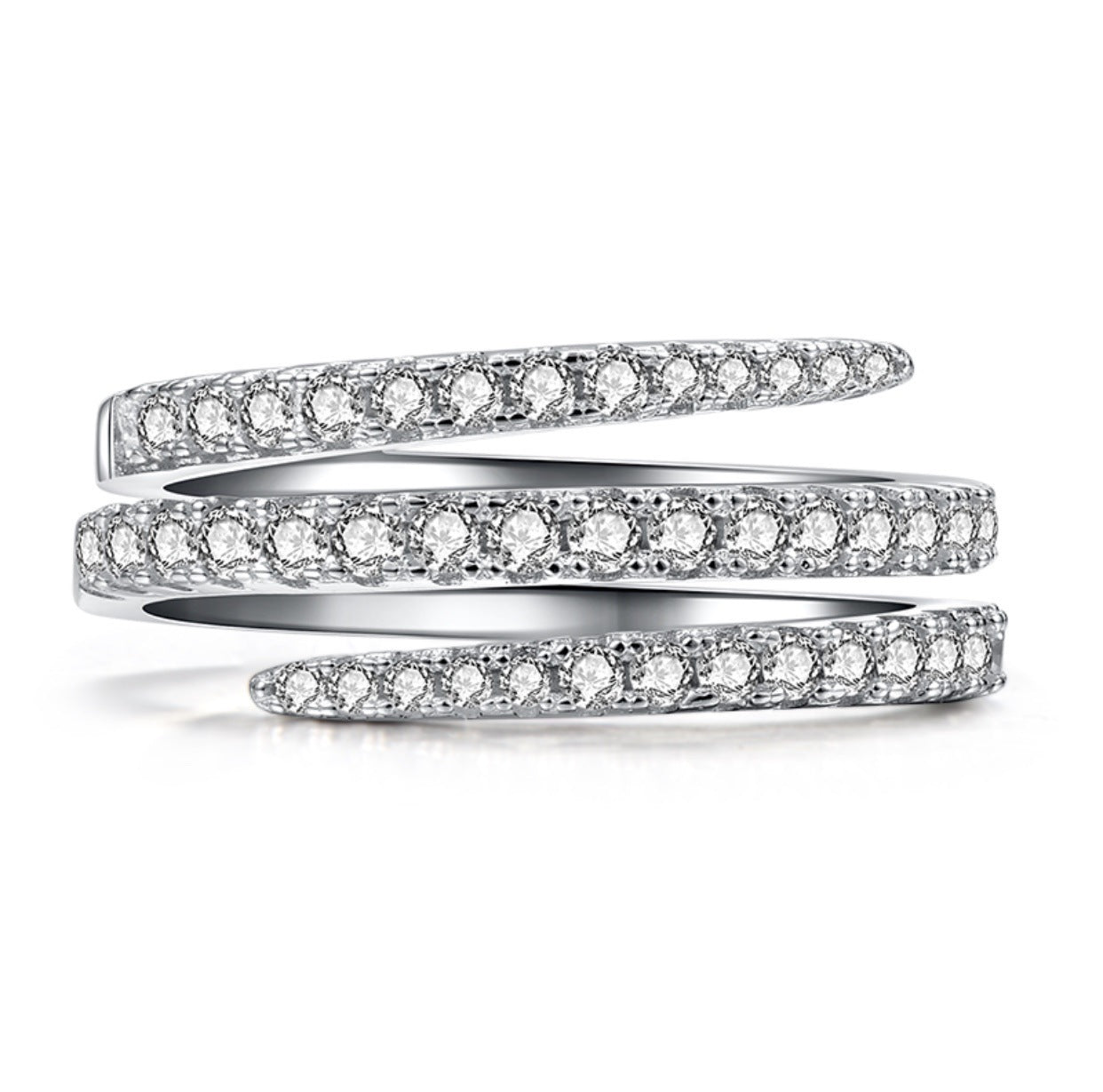 Women's Snake Diamond Band - Savge Charmz