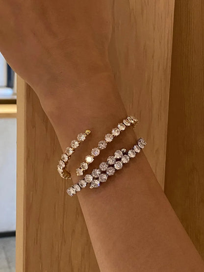 gold rhinestone bracelet