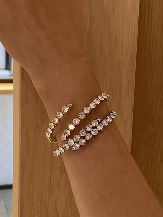 gold rhinestone bracelet