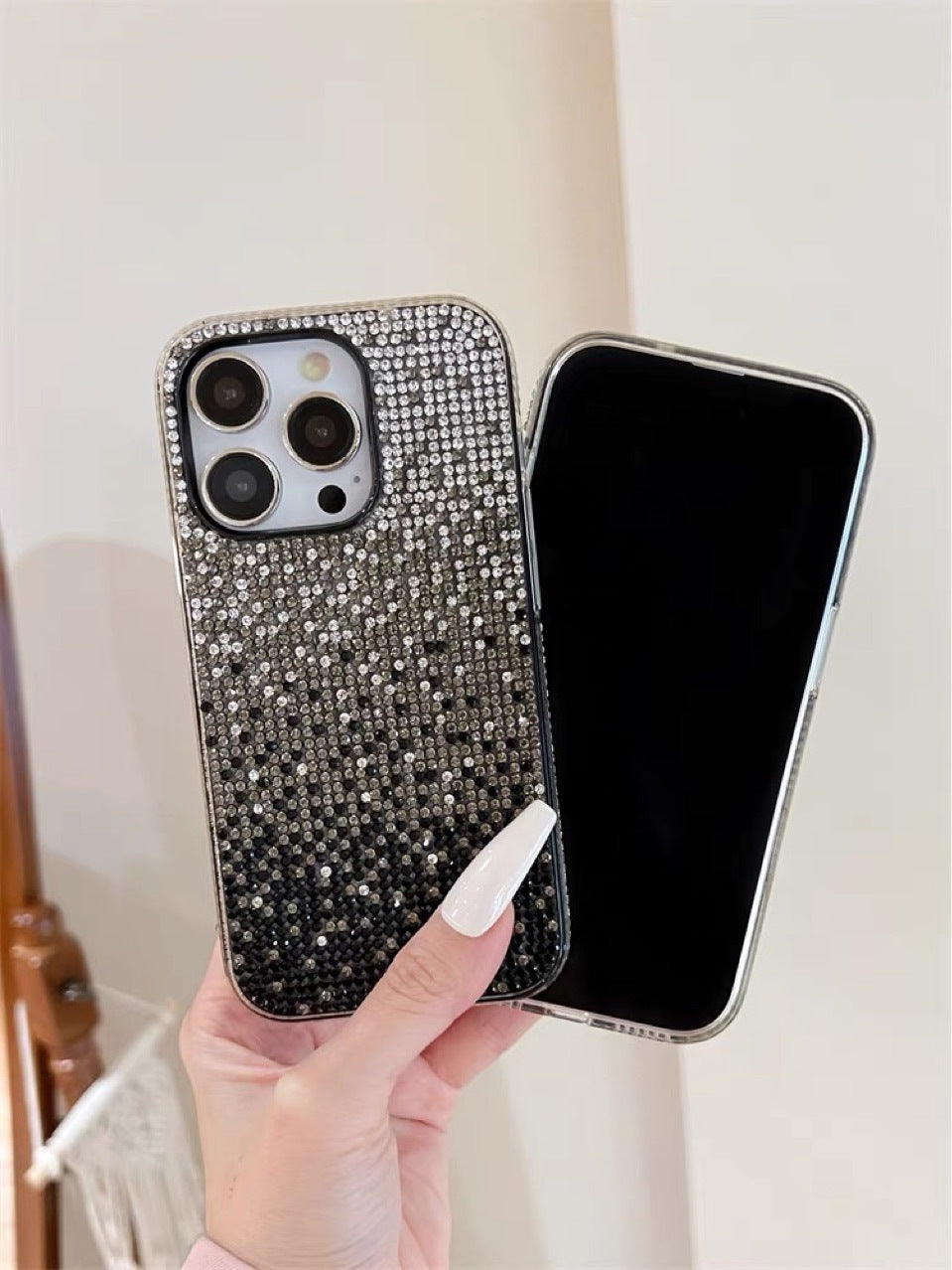 Funda de teléfono Diamond con borde degradado
