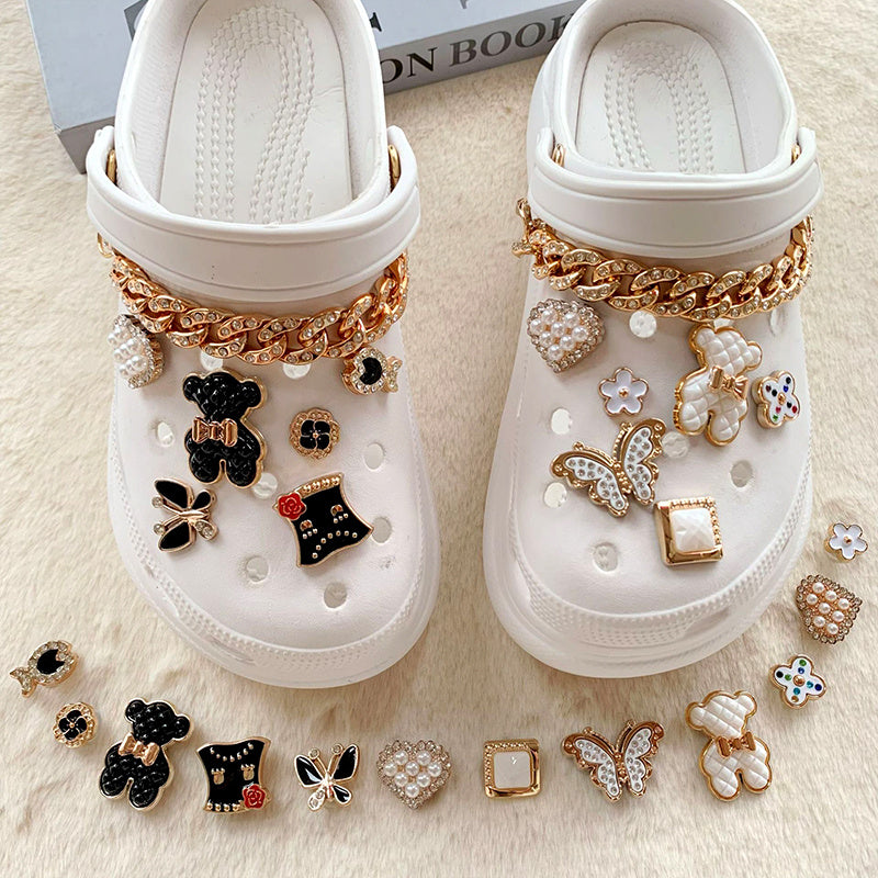 12pc Teddy Bear Shoe Charms