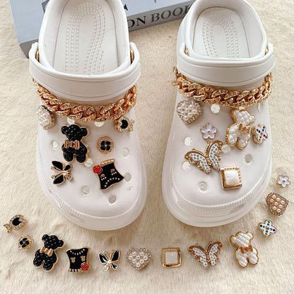 12pc Teddy Bear Shoe Charms