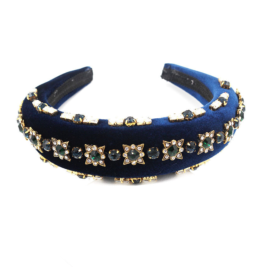 Pearl Diamond Rhinestone Headband - Savge Charmz