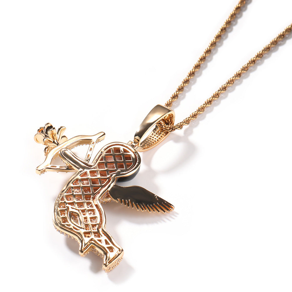 Masked Up Angel Necklace