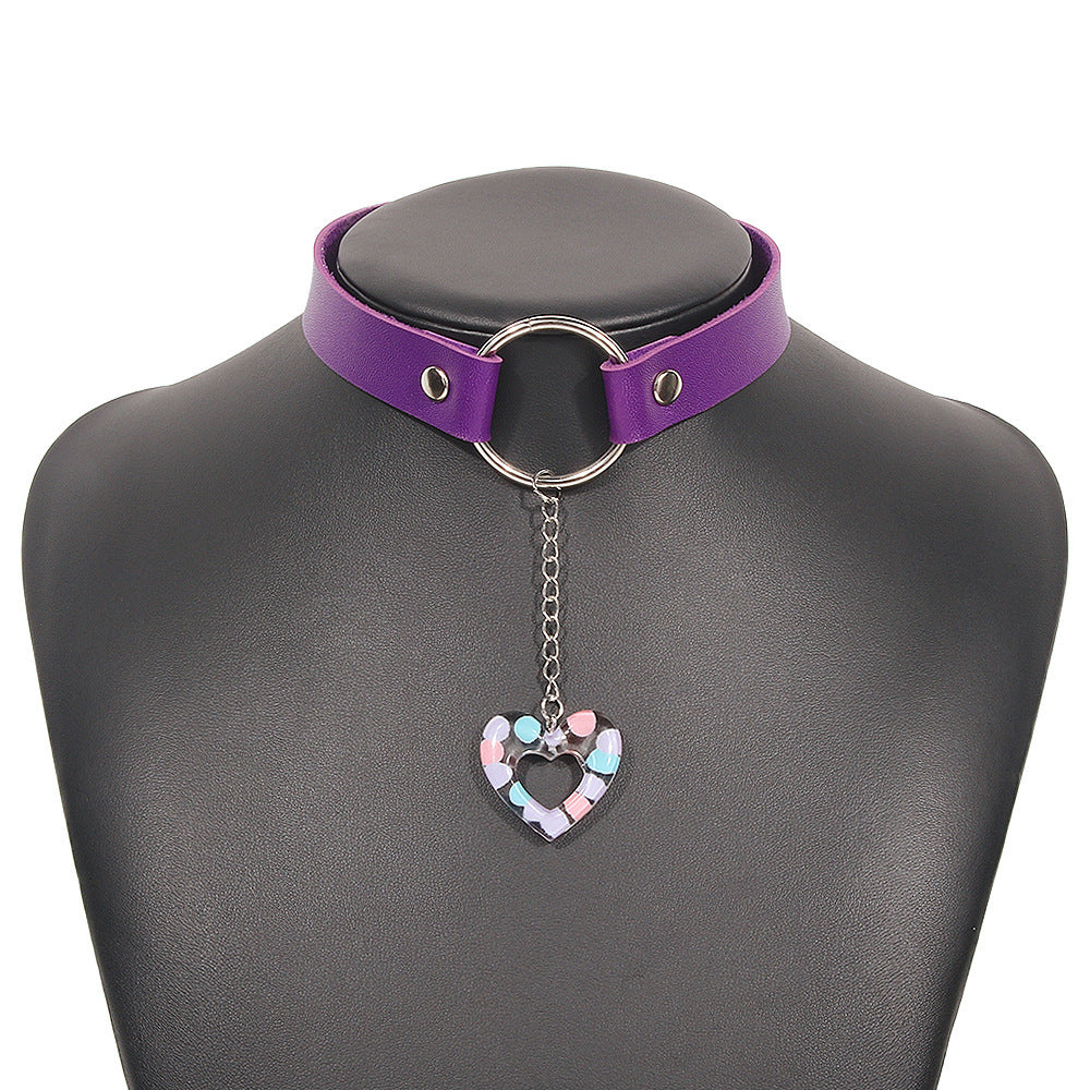 leather neck chocker