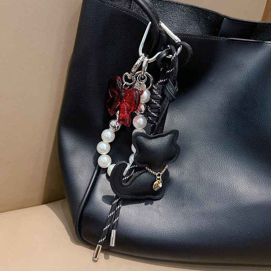 Cartoon Lucky Cat Keychain