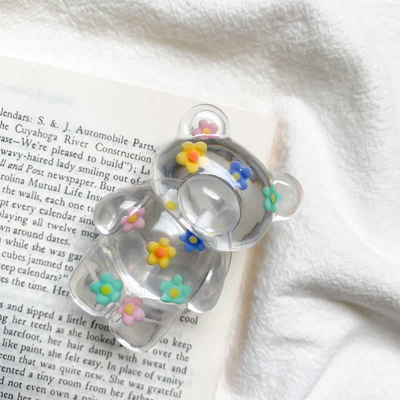 Soporte con Pop Socket de Oso para Teléfono Móvil