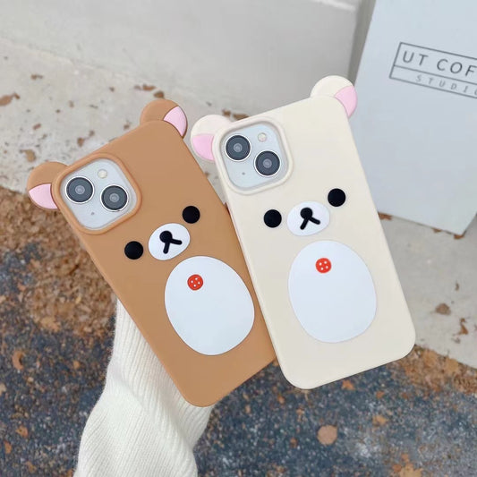 3D Bear Cartoon Mobile Phone Case - Savge Charmz