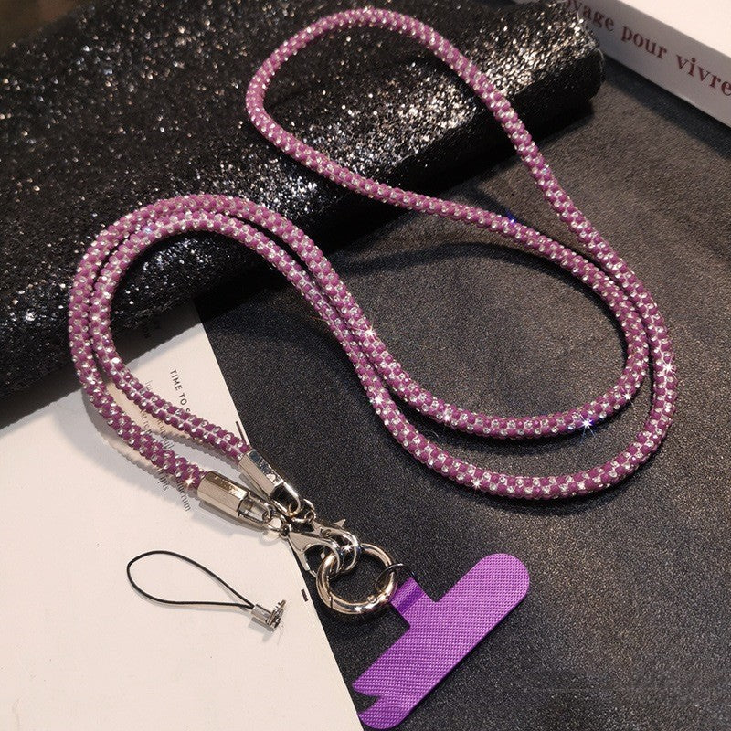 Rhinestone Mobile Crossbody Phone Lanyard