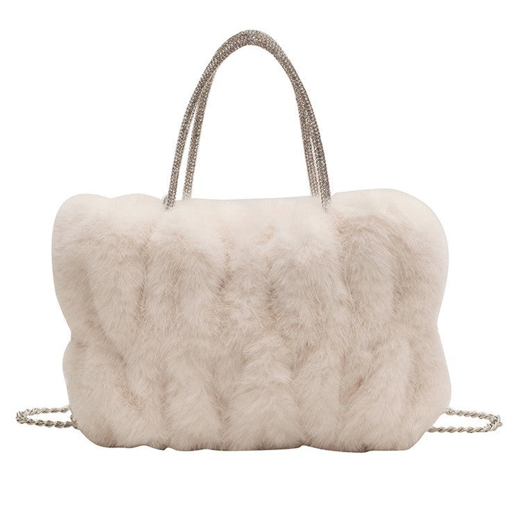 Womens Cloud Plush Handbag