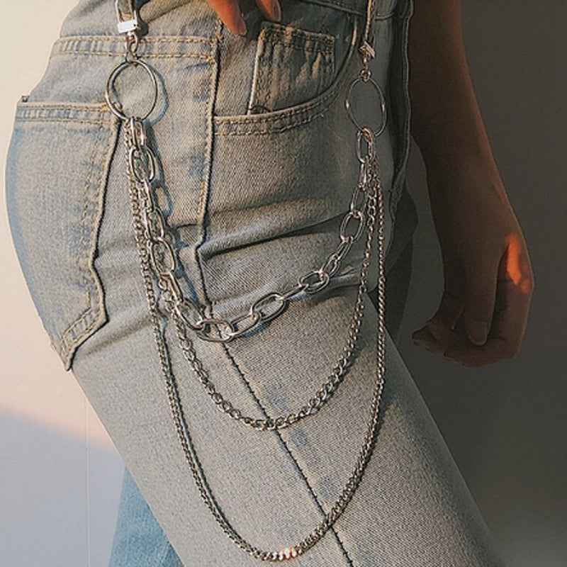 Women’s Multilayer Tassel Retro Wallet Waist Chain