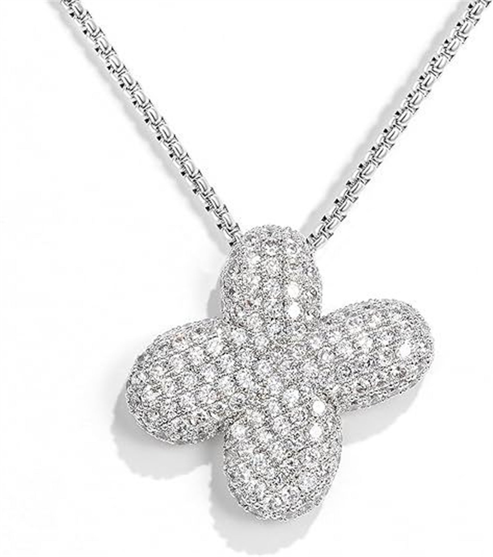 Bubble Letter Pendant Necklace