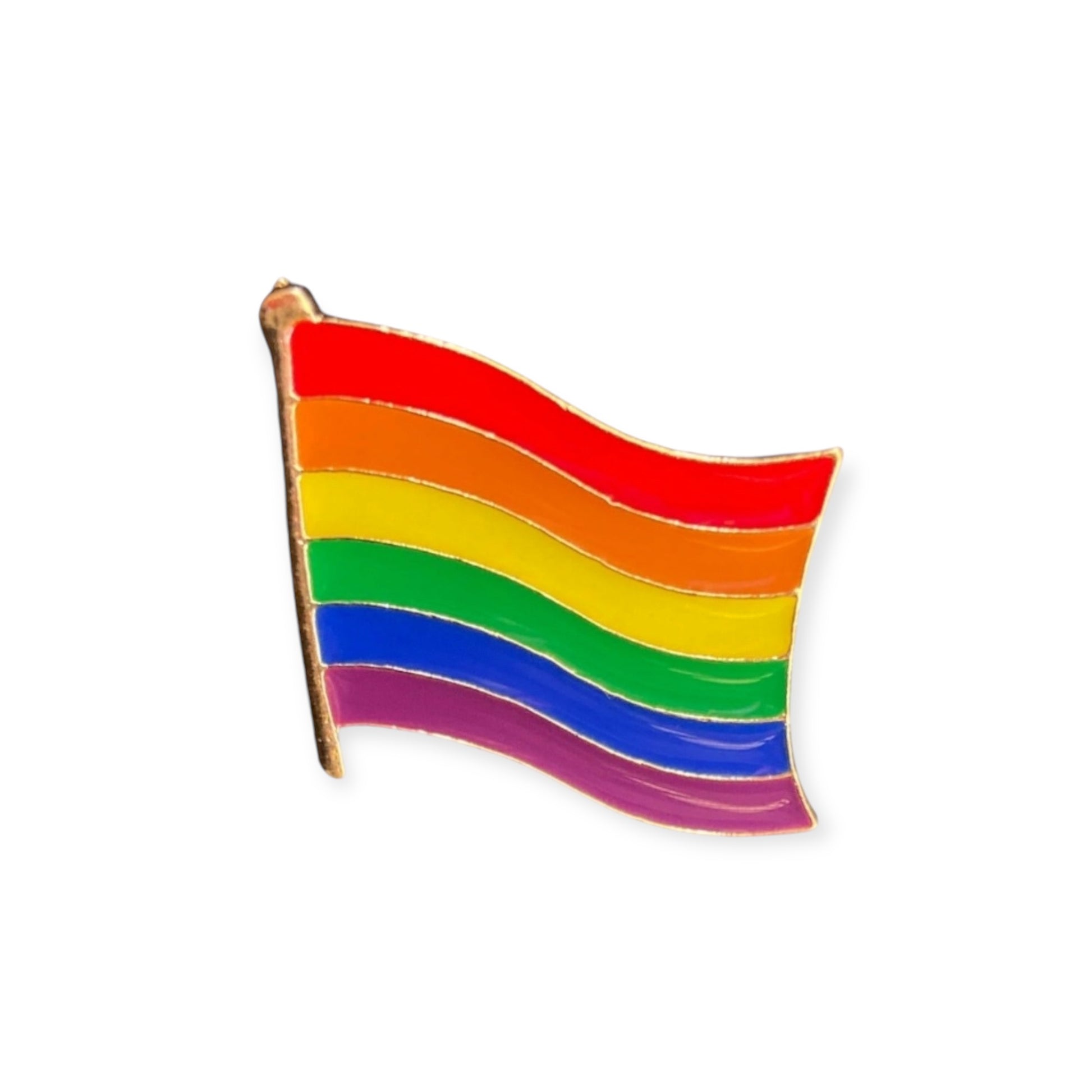 Rainbow flag lapel pin 