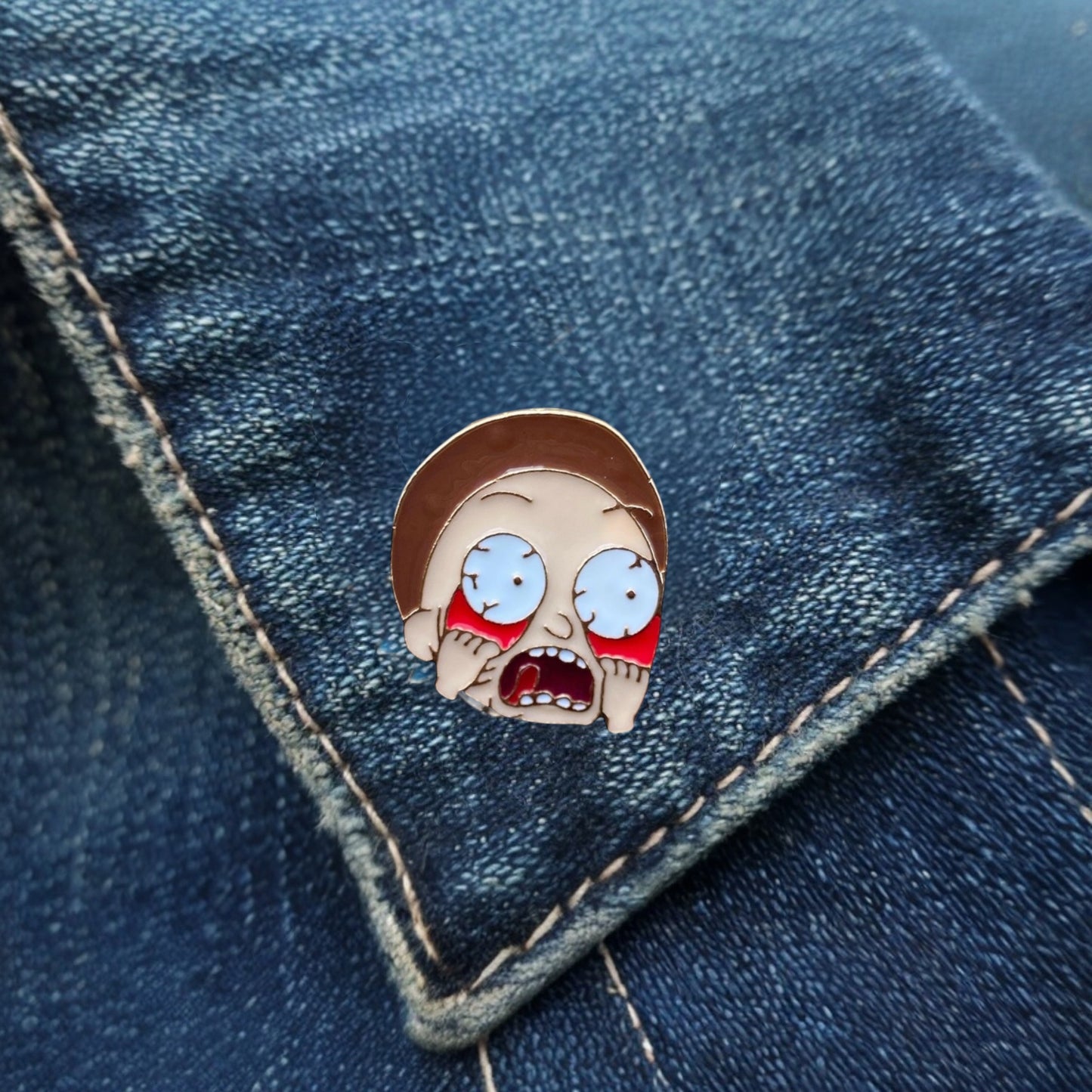 “Morty Screaming “ Enamel Pin