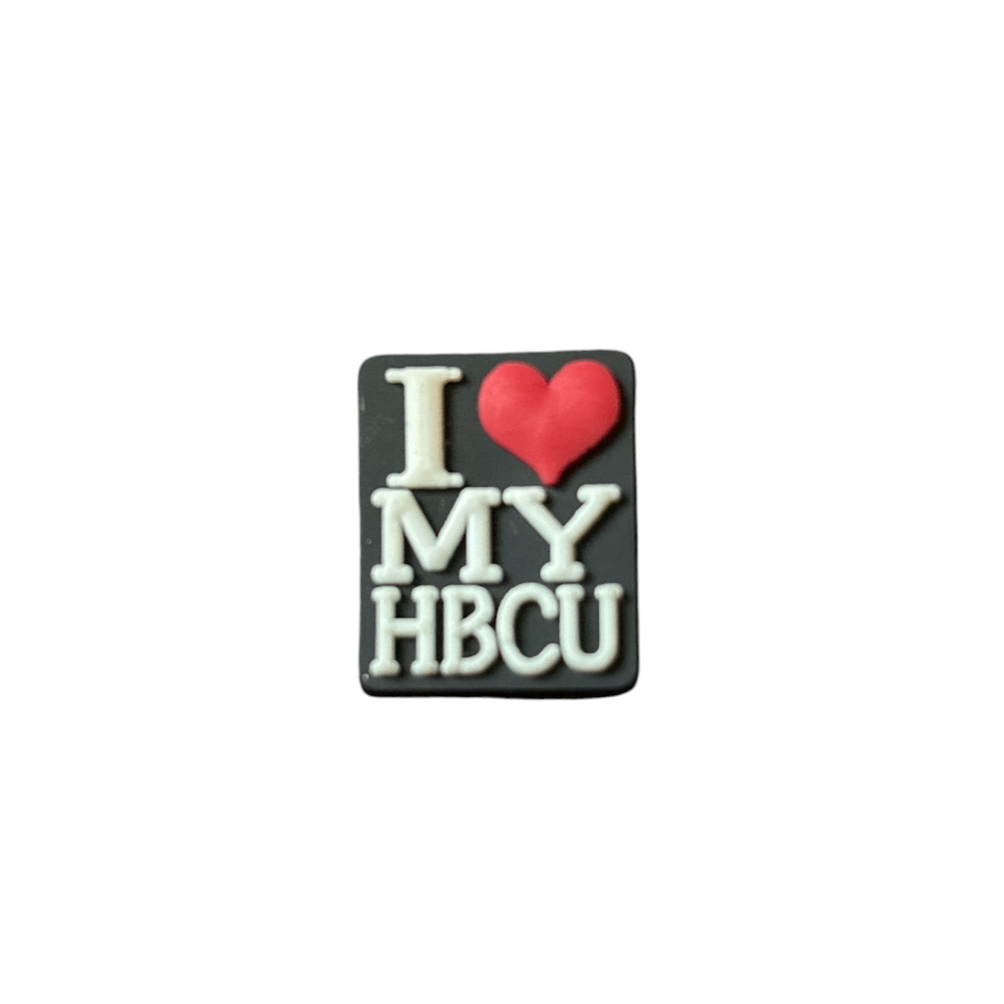 I Love My HBCU Shoe Charm