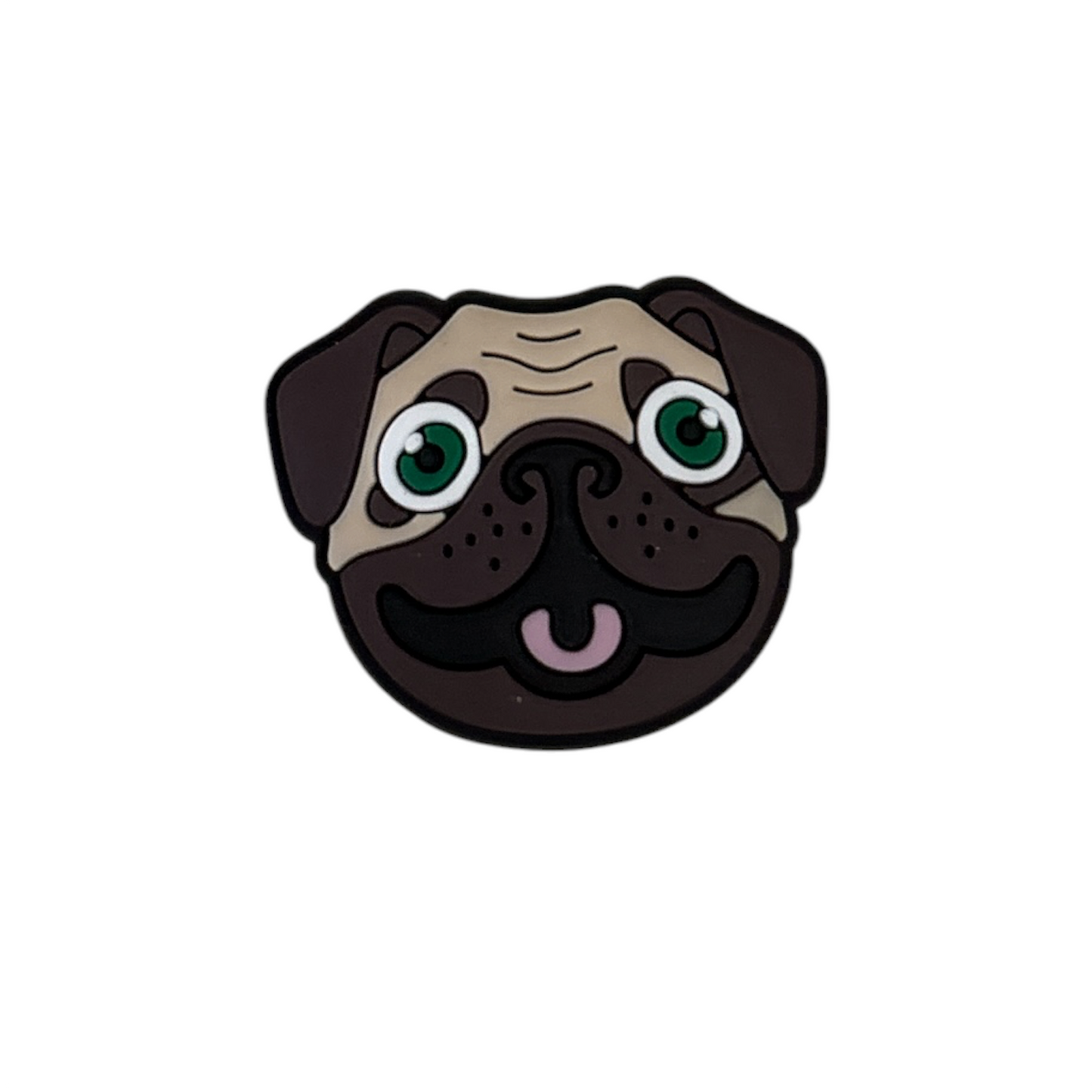Pug Dog Shoe Charm